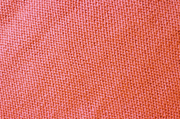 Tendência de superfície de malha cor de coral close-up, fundo na moda
 - Foto, Imagem