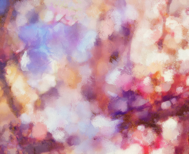 Motivo da flor, fundo abstrato da mola, estrutura de cor rosa
. - Foto, Imagem
