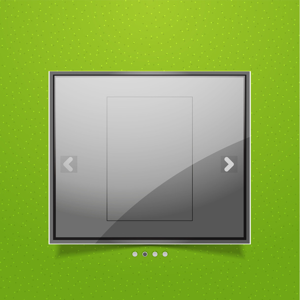 glanzend scherm advertentie - Vector, afbeelding
