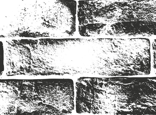 Distress old brick wall textures. EPS8 vector. - Vector, Image