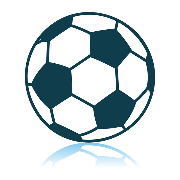 icono de pelota de fútbol - Vector, imagen