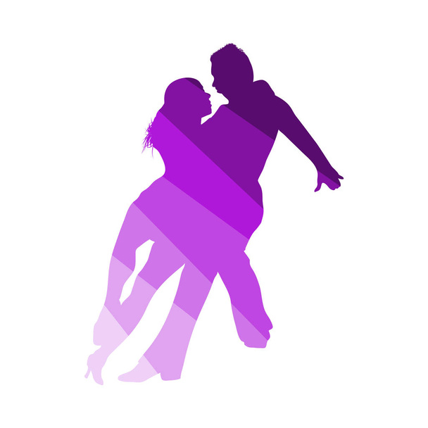 Dancing Pair Icon - Vector, Image