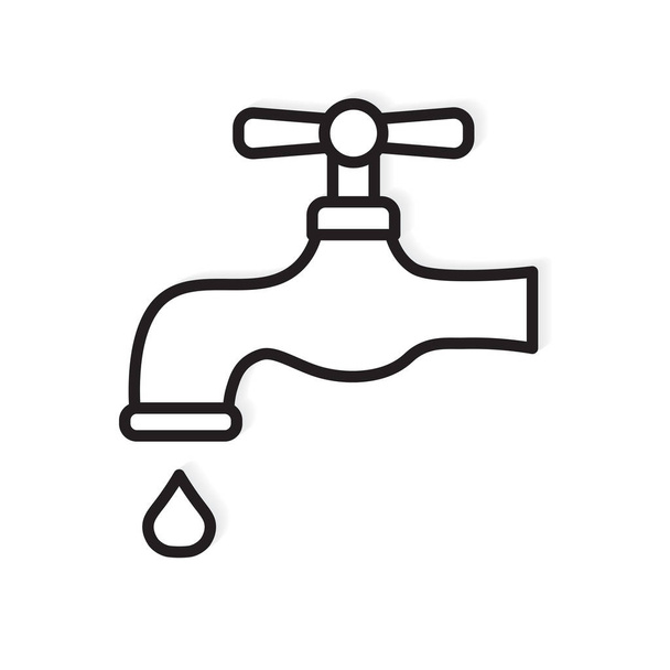 water tap icon- vector illustration - Wektor, obraz