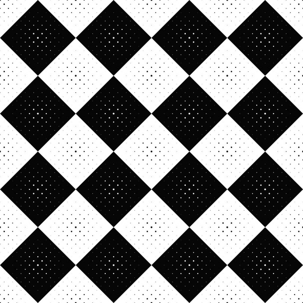 Conception de fond sans couture géométrique point noir et blanc motif
 - Vecteur, image