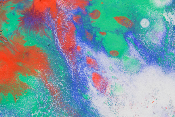 manchas de tinta multicoloridas, gotas, salpicos, mistura
 - Foto, Imagem