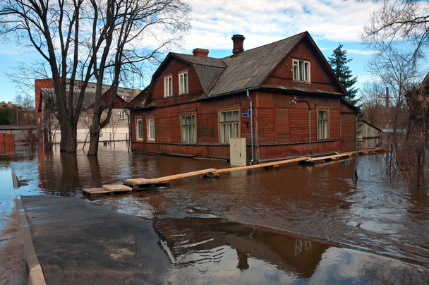 overstroming - Foto, afbeelding