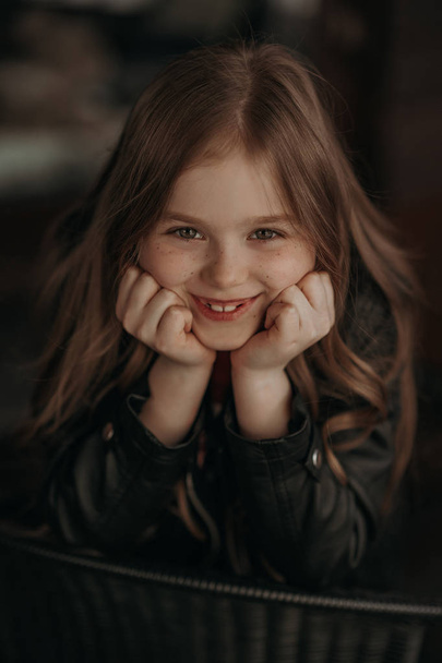 portrait of young beautiful girl posing  - Photo, Image