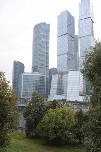 Business center with high skyscrapers - Foto, Imagem