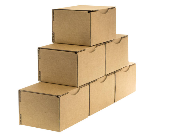 oblique cardboard pyramid - Photo, Image