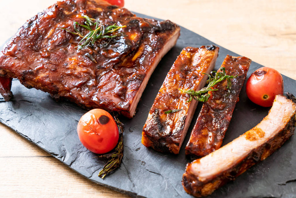grilled barbecue ribs pork - Photo, image
