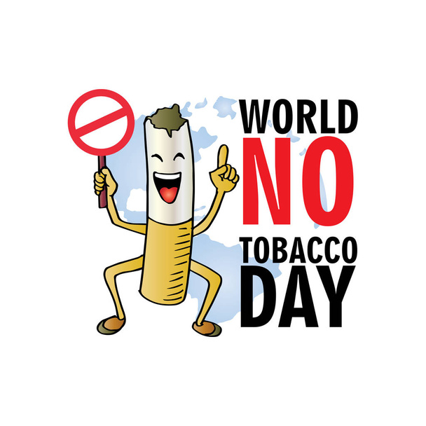 Concept de journée mondiale sans tabac  - Vecteur, image
