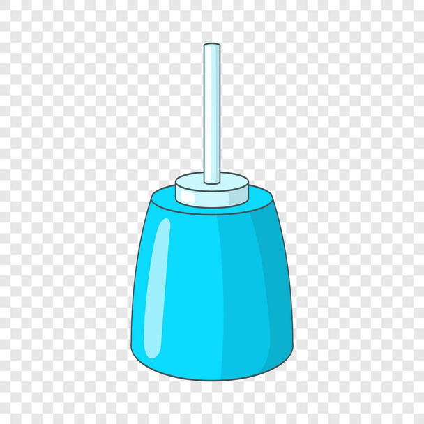 Blue ceiling lamp icon, cartoon style - Vector, Image