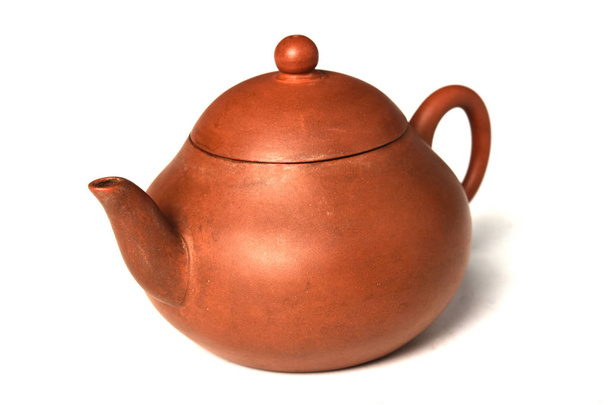 中国茶ポットアンティーク - 写真・画像