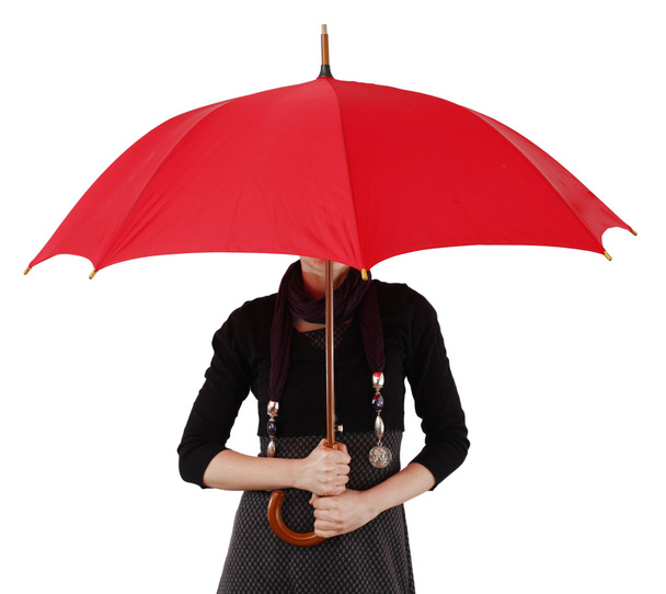 Woman with umbrella - 写真・画像