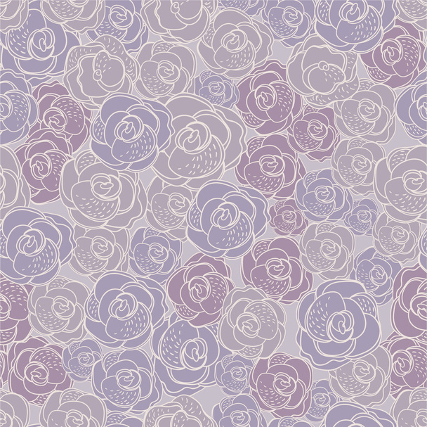 Seamless texture with flowers. Endless floral pattern with roses Wallpaper - Vektor, kép