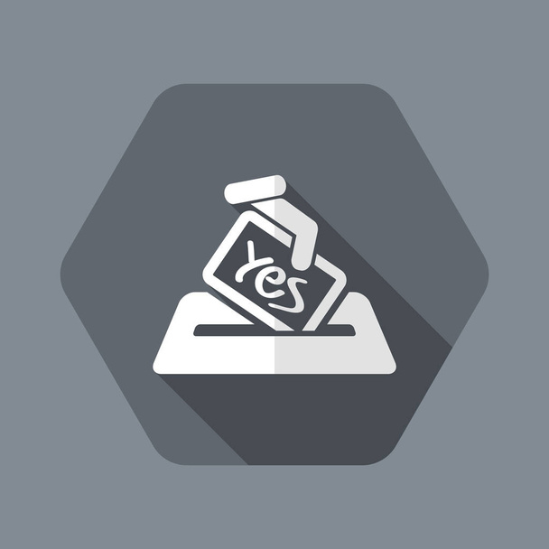 Vote concept icon - Vector, Image