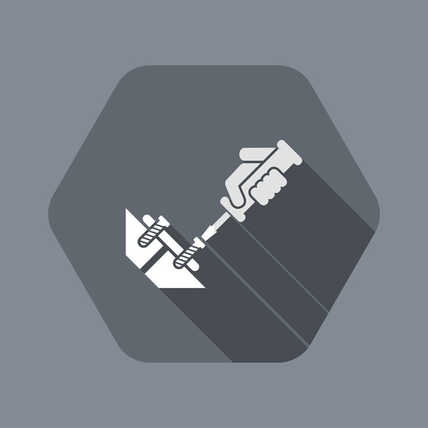 Screwdriver icon - Vector, Image