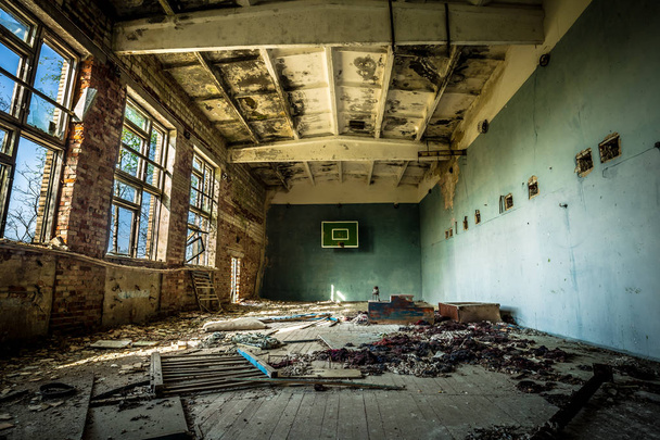 Pueblos abandonados en Bielorrusia Zona de exclusión de Chernóbil
 - Foto, imagen
