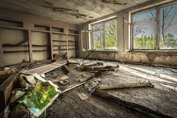 Abandoned villages in Belarus Chernobyl exclusion zone - Foto, Bild