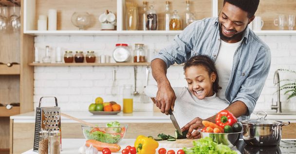 Cooking healthy food together concept - Photo, Image