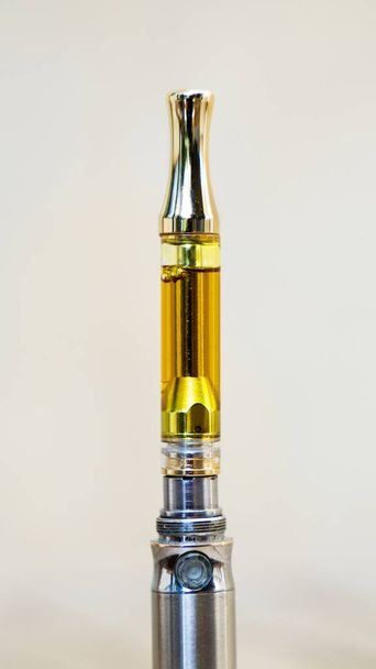 Vape Pen. Vaping Cannabis and Marijuana.  - Photo, Image