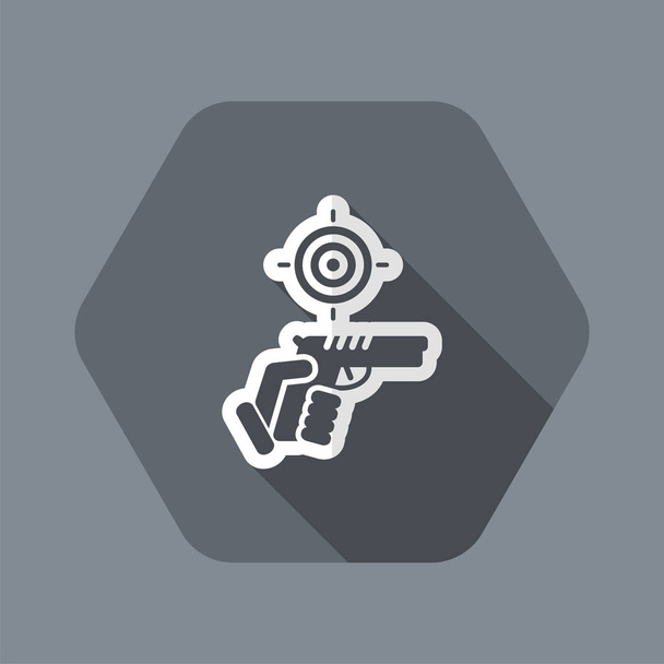 fegyver ikon - Vektor, kép