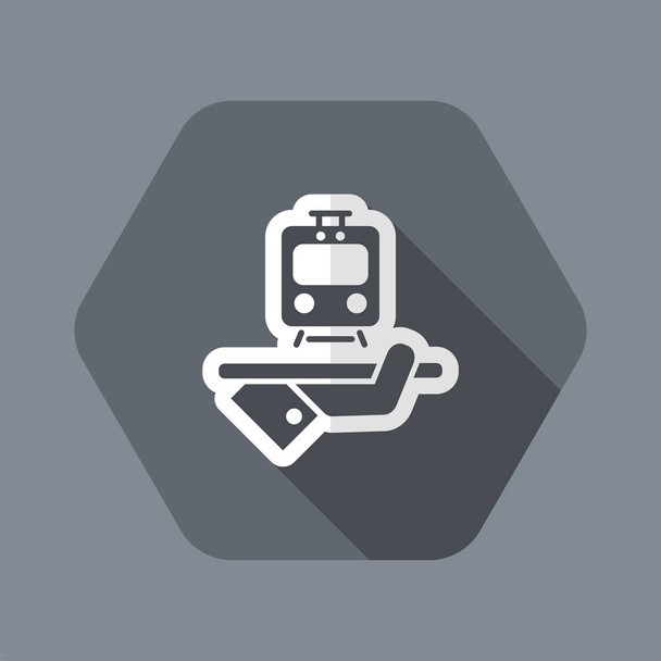 Travel icon. Train service. - Vector, Image