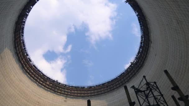 Torre de refrigeración de la central nuclear de Chernobyl - Metraje, vídeo