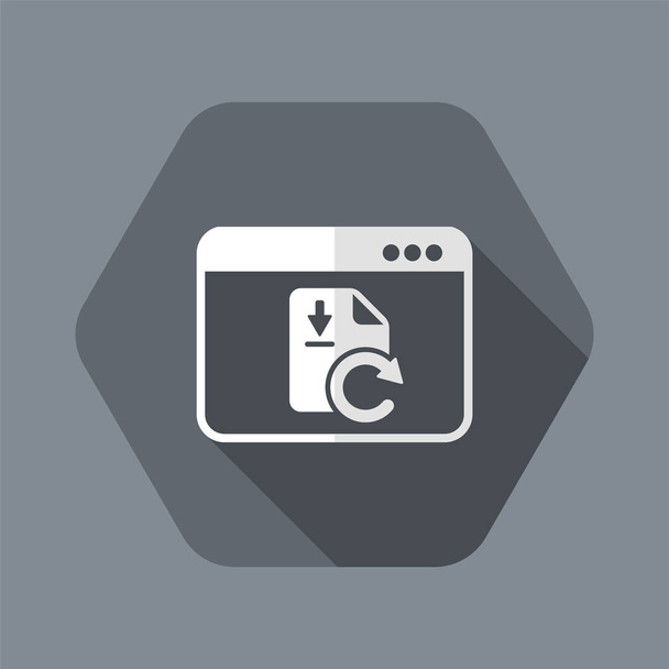Aktualizace aplikace - vektor byt minimální ikony - Vektor, obrázek