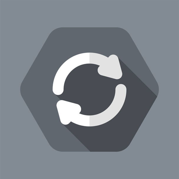 Refresh button - Векторная плоская минимальная иконка
 - Вектор,изображение