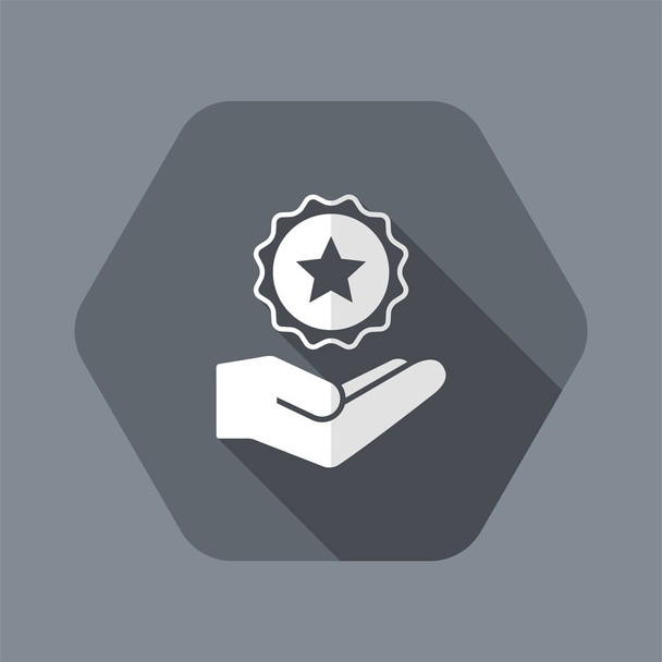 Service offer - Top rating - Minimal icon - Vector, Image