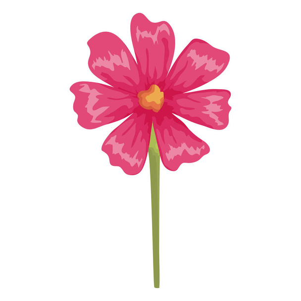 hermoso icono decorativo flor
 - Vector, imagen