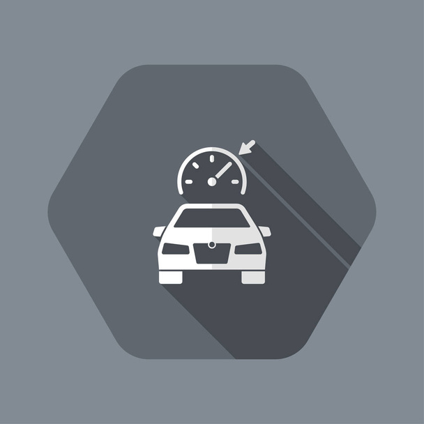 Обмеження швидкості для автомобіля
 - Вектор, зображення