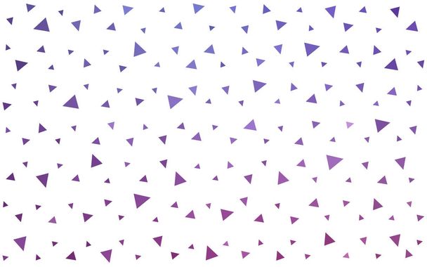 Light Purple, Pink vector  triangle mosaic background. - Vector, Image