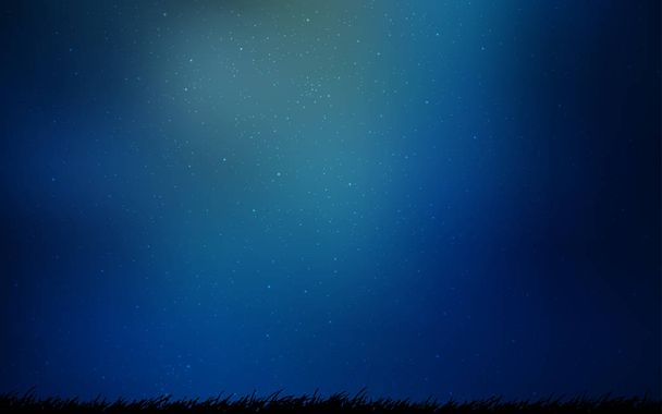Tessitura vettoriale blu scuro con stelle della Via Lattea
. - Vettoriali, immagini