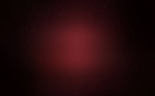 Dark Red vector layout with cosmic stars. - Вектор,изображение