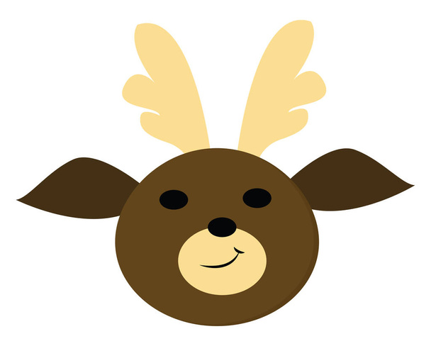 A cute baby deer , vector or color illustration - Vector, Image
