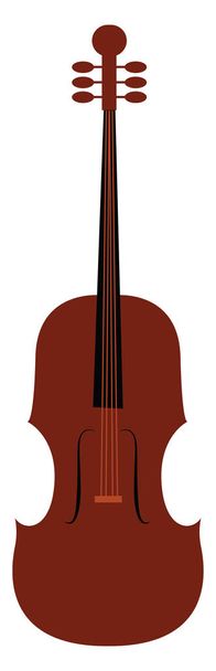 楽器、バイオリン、ベクトルまたはカラーイルスのクリップアート - ベクター画像
