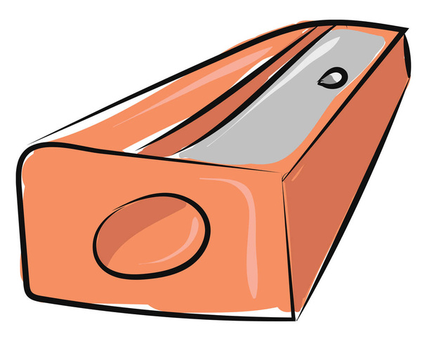 Sharpener with perspective, vector or color illustration. - Vector, Image