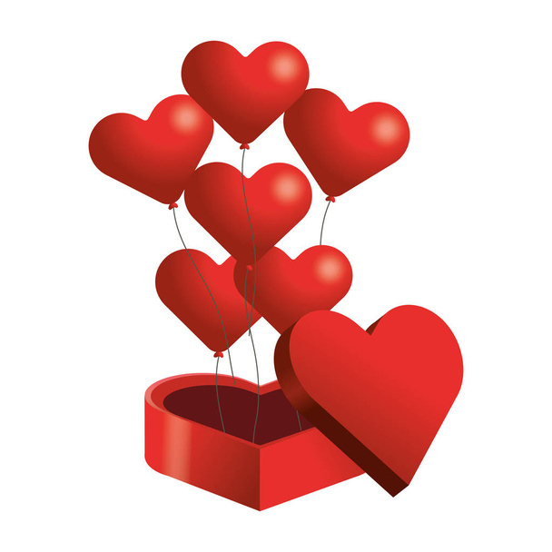 día de San Valentín corazón dibujos animados vector ilustración diseño gráfico
 - Vector, imagen