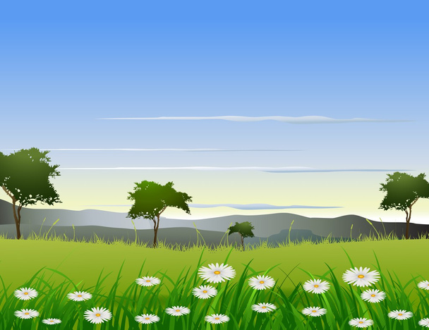 beauty landscape background - Vector, Image