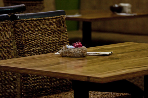 stoliku kawiarnianym - Zdjęcie, obraz