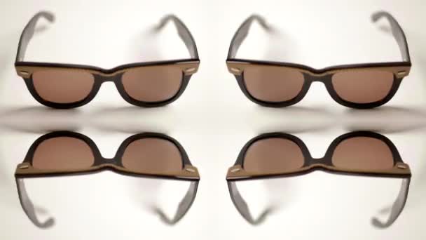 Stop motion animation of different sunglasses  - Footage, Video