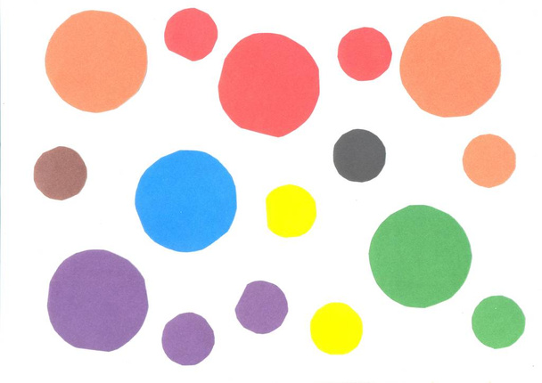 Papírelakadásvágó alkalmazás a színes ollóval - Fotó, kép