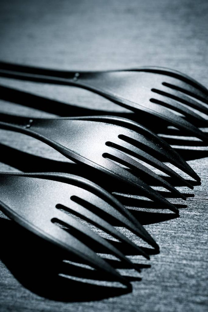 Disposable plastic cutlery - Photo, image