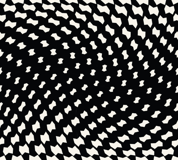 Halftone geometrische grens patroon vector - Vector, afbeelding