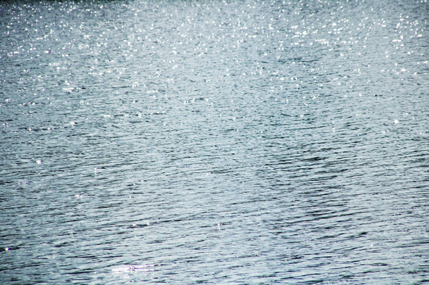 Μπλε επιφάνεια του νερού, φόντο ή υφή - Φωτογραφία, εικόνα