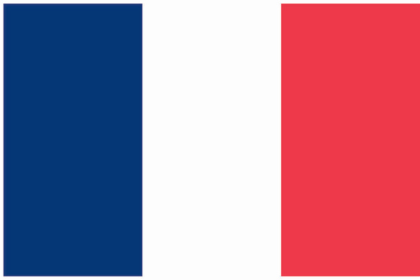 França bandeira vetor ilustração
 - Vetor, Imagem