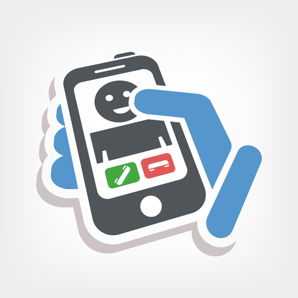 Incoming call icon - Vector, Image