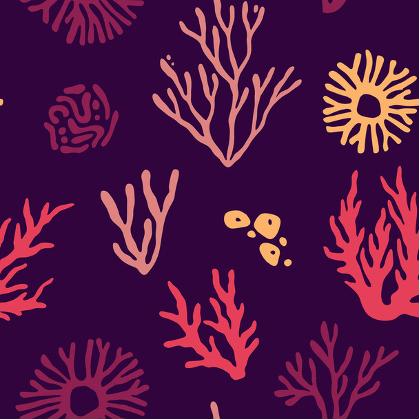Récif corallien motif sans couture
. - Vecteur, image